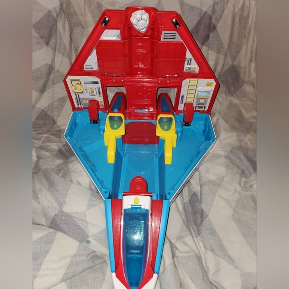 Paw Patrol Super Paws Mighty Jet Command Center 2 In 1 Spaceship/ jet - Picture 3 of 5
